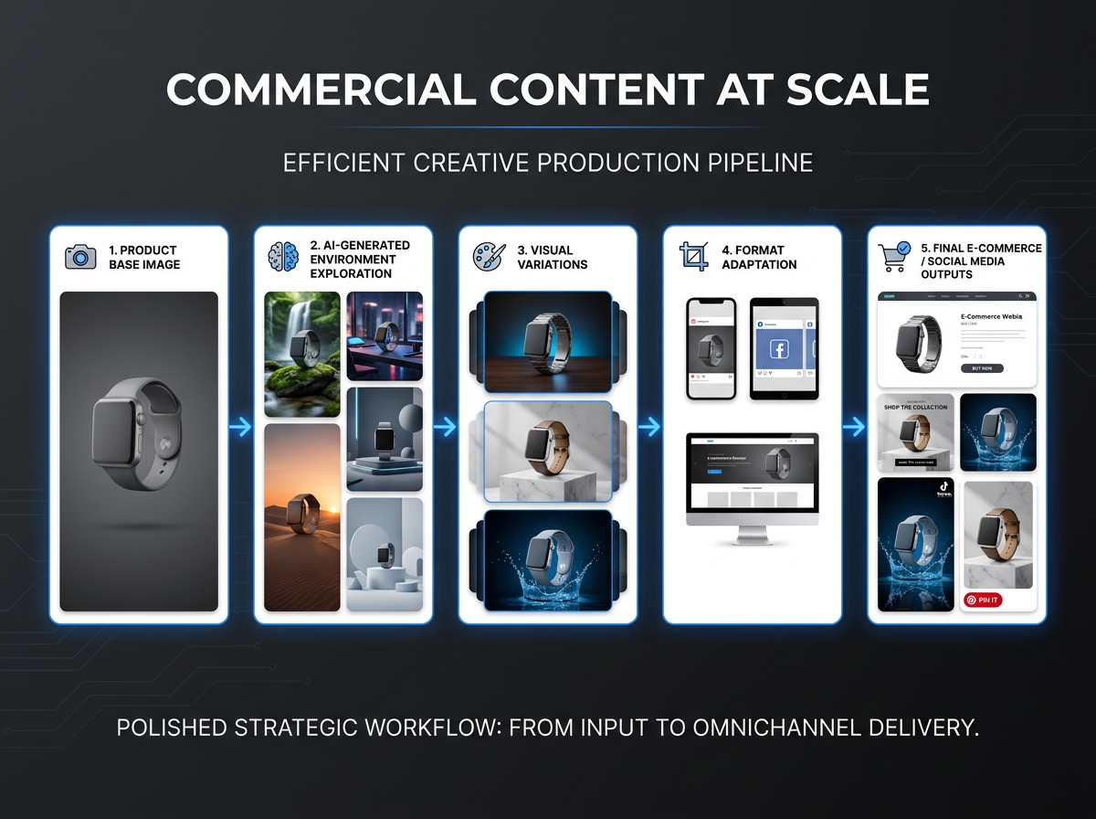 Contenido comercial a escala